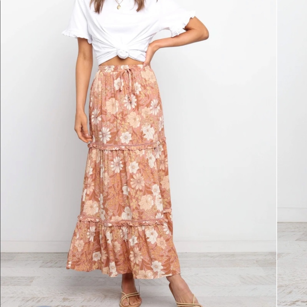 Petal & Pup OSANI SKIRT - BROWN